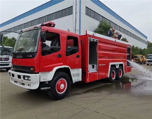 15立方干粉消防车与消防洒水车 协同作战的重型消防装备解析